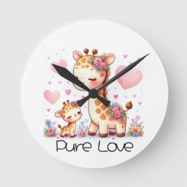 Reloj Redondo Mediano Pure Love