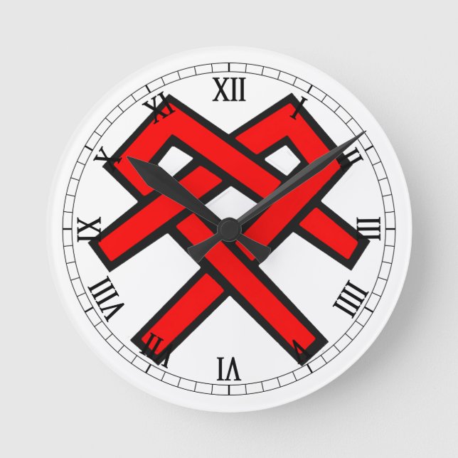 Reloj Redondo Mediano QARNNS Clock (Anverso)