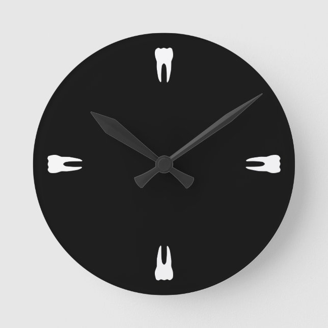 Reloj Redondo Mediano Quarter Hour Teeth (Anverso)