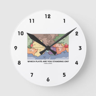 Reloj Redondo Mediano ¿Qué placa usted se está colocando encendido?