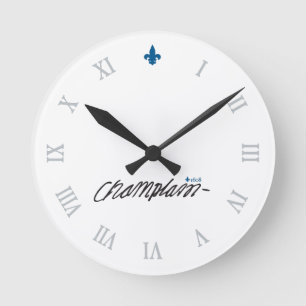 Reloj Redondo Mediano Québec Samuel de Champlain 1608 Signature Français