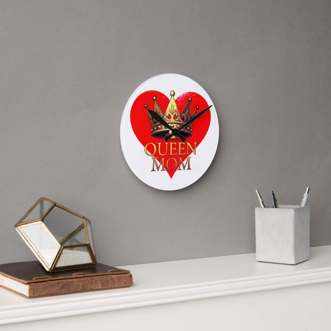 RELOJ REDONDO MEDIANO QUEEN MOM (Oficina)