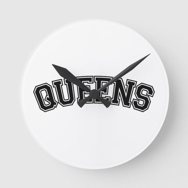 RELOJ REDONDO MEDIANO QUEENS, NYC (Anverso)