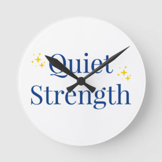 Reloj Redondo Mediano Quiet Strength