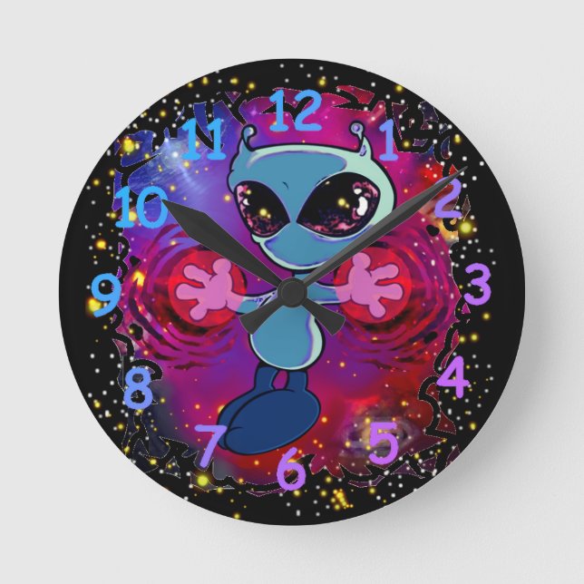 Reloj Redondo Mediano Qwiby (Anverso)