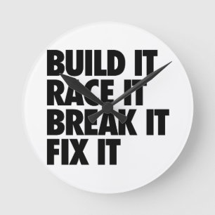 Reloj Redondo Mediano RaceCar