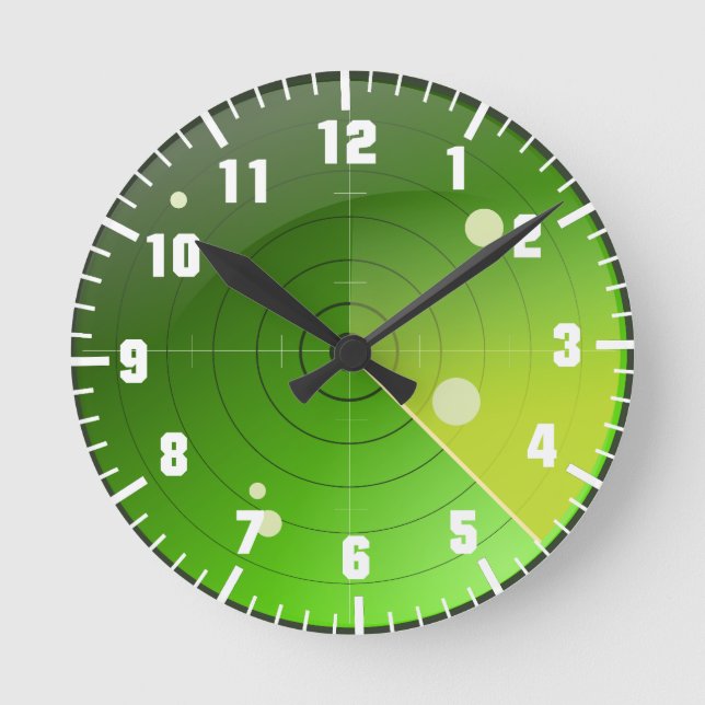 Reloj Redondo Mediano radar (Anverso)