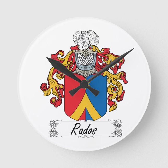 Reloj Redondo Mediano Rados Family Crest (Anverso)