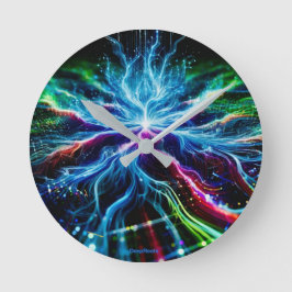 Reloj Redondo Mediano Raíces profundas en el ciberespacio