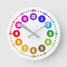 Reloj Redondo Mediano rainbowatch Lernuhr K12-AU-EU