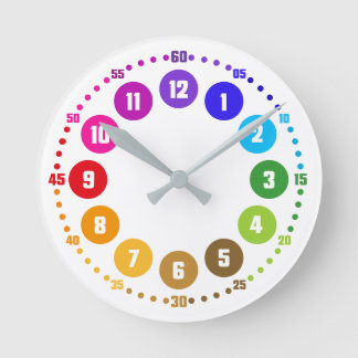 Reloj Redondo Mediano rainbowatch Lernuhr K12-AU-EU