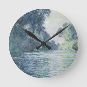 Reloj Redondo Mediano Rama de Claude Monet el del Sena cerca de