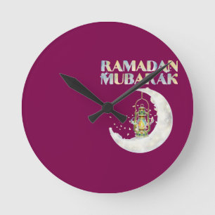 Reloj Redondo Mediano Ramadán Mubarak