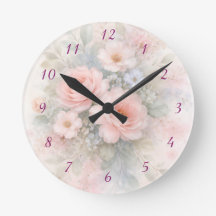 Ramo Floral de Pastel Suave