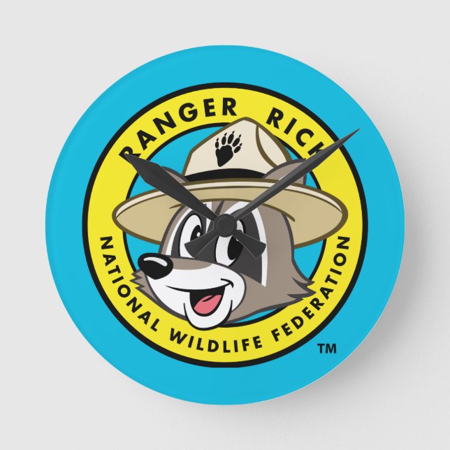 Reloj Redondo Mediano Ranger Rick | Logo de Ranger Rick (Anverso)