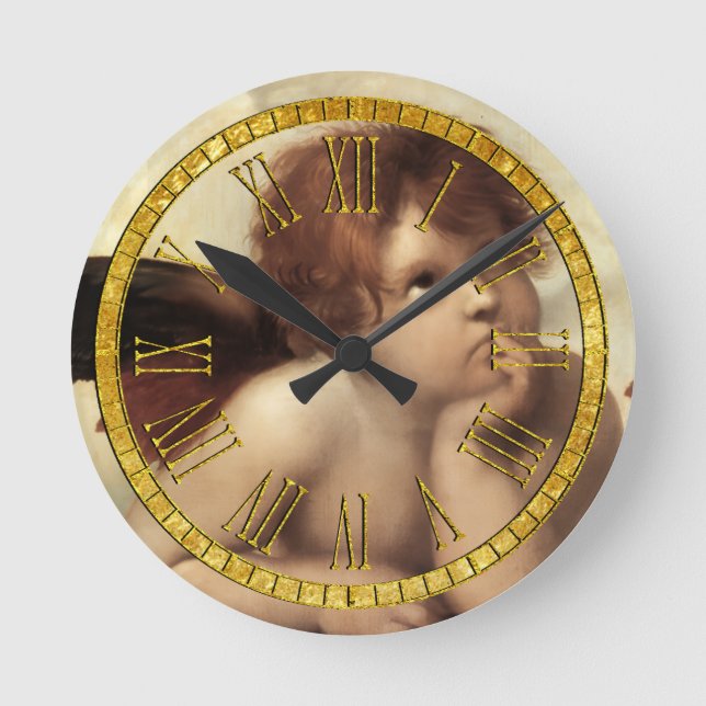 Reloj Redondo Mediano Raphael Querubín Capilla Sixtina (Anverso)
