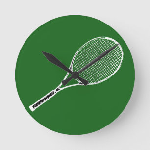 Reloj Redondo Mediano raqueta de tenis