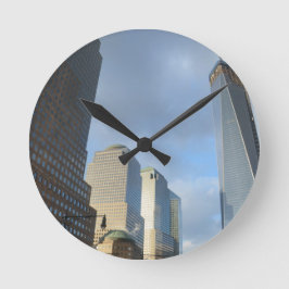 Reloj Redondo Mediano Rascacielos de Nueva York