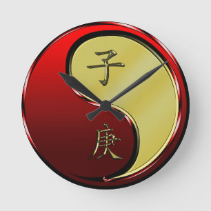 Reloj Redondo Mediano Rata de Metal
