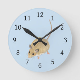 Reloj Redondo Mediano Ratón