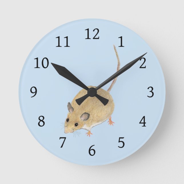 Reloj Redondo Mediano Ratón (Anverso)
