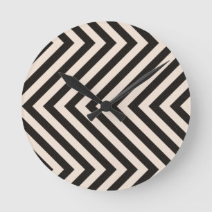 Reloj Redondo Mediano Rayas del peligro