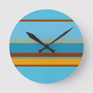 Reloj Redondo Mediano Rayas suroeste 15