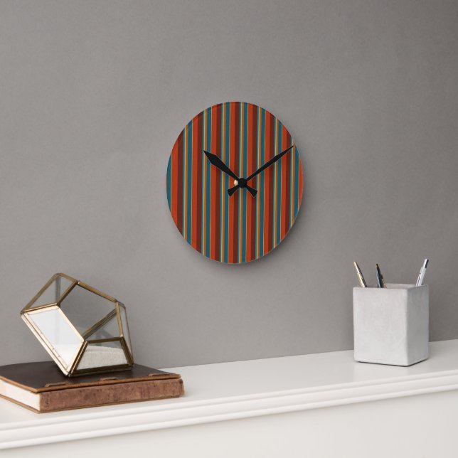 Reloj Redondo Mediano Rayas suroeste 29 (Oficina)