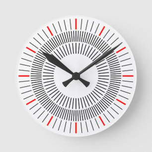 Reloj Redondo Mediano Rayos concéntricos 02