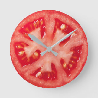 Reloj Redondo Mediano Rebanada del tomate