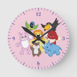 Reloj Redondo Mediano ¡Recepción a Webkinz!
