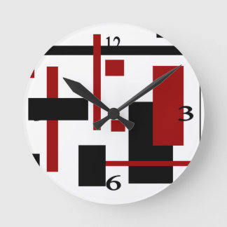 Reloj Redondo Mediano Rectangular Pattern 1