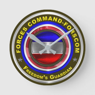 Reloj Redondo Mediano Recuerdo del Comando de Fuerzas del Ejército-FORSC
