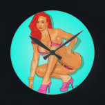 Reloj Redondo Mediano REd<br><div class="desc">Art by vain & shameless</div>