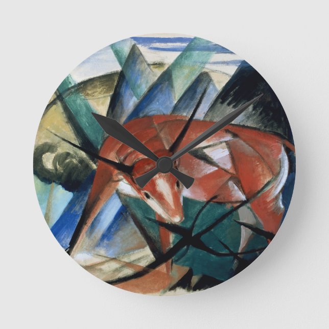 Reloj Redondo Mediano Red Bull (aguazo en el papel) (Anverso)