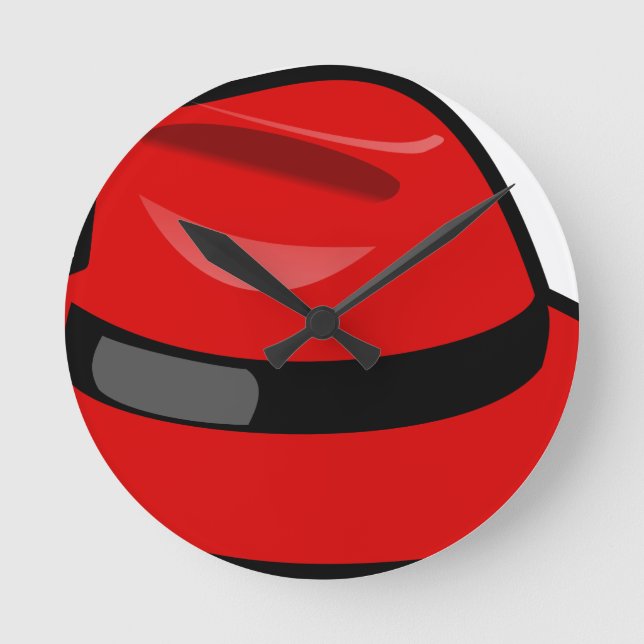 Reloj Redondo Mediano Red Hat Fedora (Anverso)