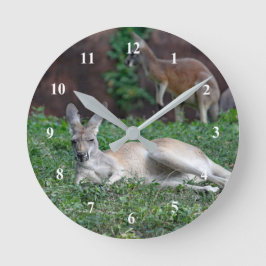 Reloj Redondo Mediano Red Kangaroo 6950 Clock
