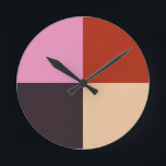 Reloj Redondo Mediano Red Pink Eggplant Ivory<br><div class="desc">2022-23</div>