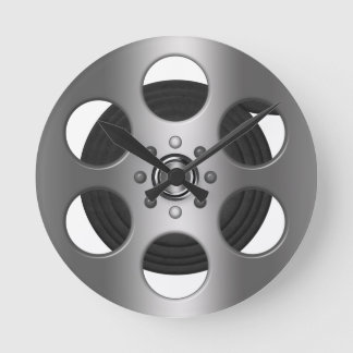 Reloj Redondo Mediano Reel de película (plano impreso)
