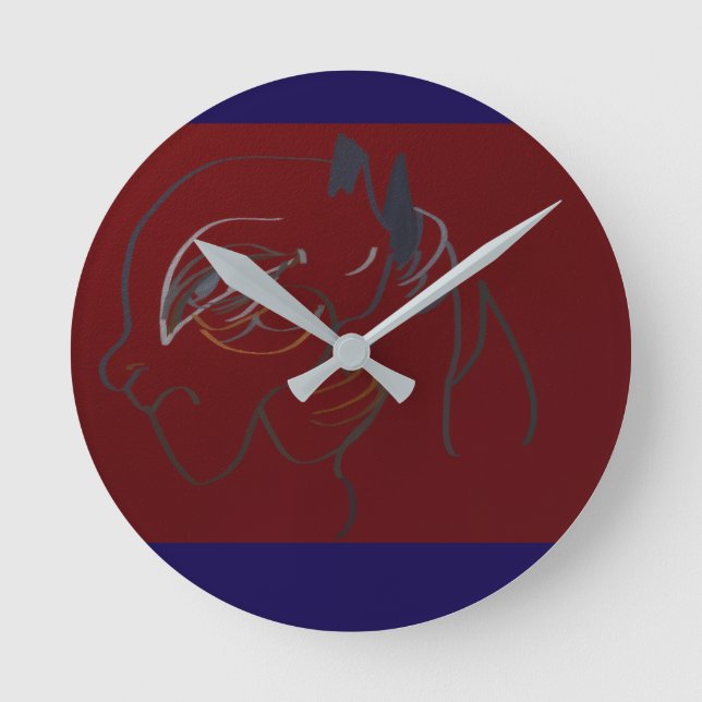 Reloj Redondo Mediano Regal Bird  (Anverso)