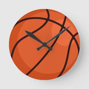 Reloj Redondo Mediano Regalo de baloncesto para él