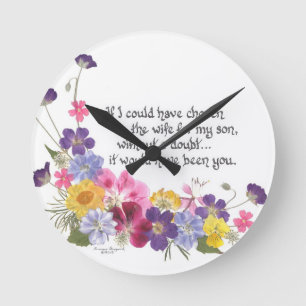 Reloj Redondo Mediano Regalo de la nuera