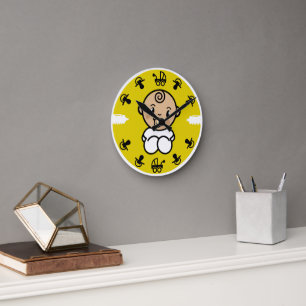 Reloj Redondo Mediano Regalo de Recién nacido de novedad