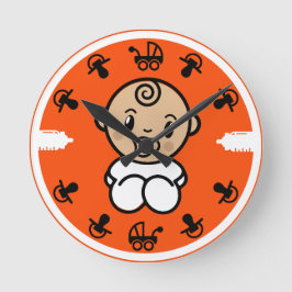 Reloj Redondo Mediano Regalo de Recién nacido de novedad