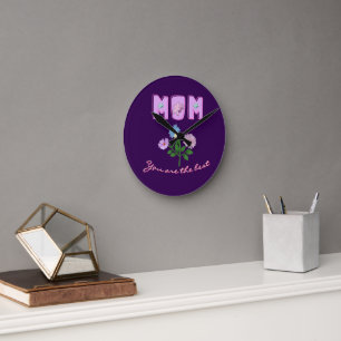 Reloj Redondo Mediano Regalo personalizado y hecho a medida para el día
