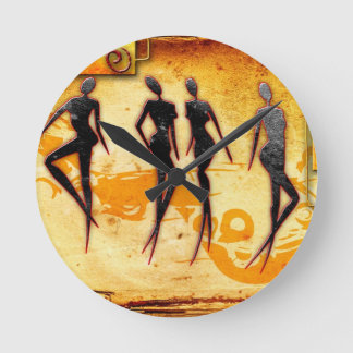 Reloj Redondo Mediano Regalos de estilo retro vintage de África 33