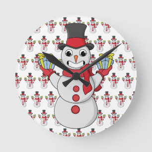 Reloj Redondo Mediano Regalos para ti de Snowman
