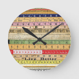 RELOJ REDONDO MEDIANO REGLAS DE MEJOR GOBERNANZA EN VIVO COLORIDAS DE BU