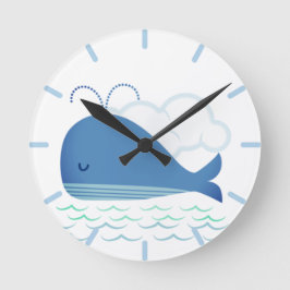 Reloj Redondo Mediano Relaxed Whale