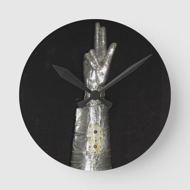 Reloj Redondo Mediano Reliquary of St. George (silver & wood) (Anverso)